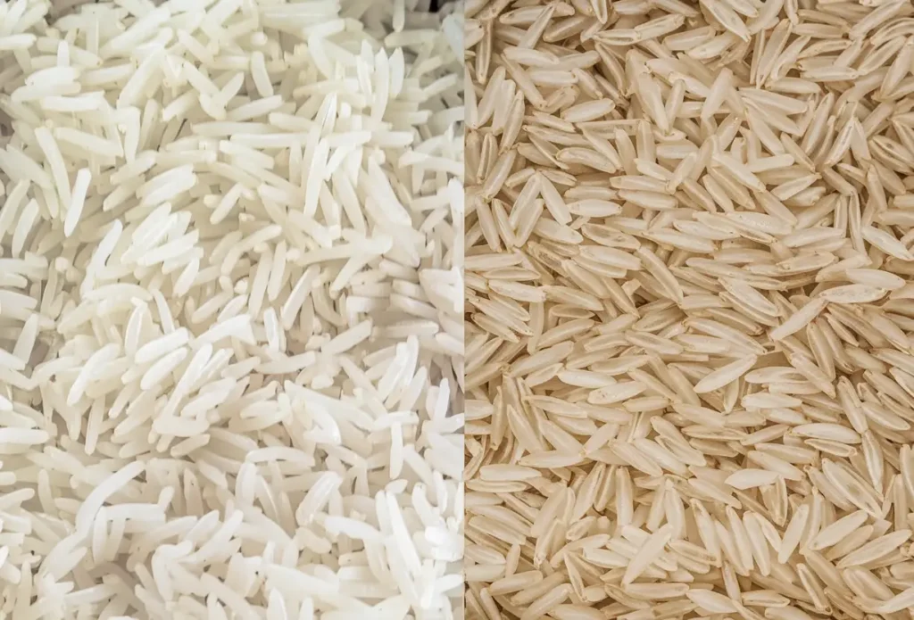 Brown Rice and Basmati Rice