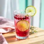 cranberry juice mocktail