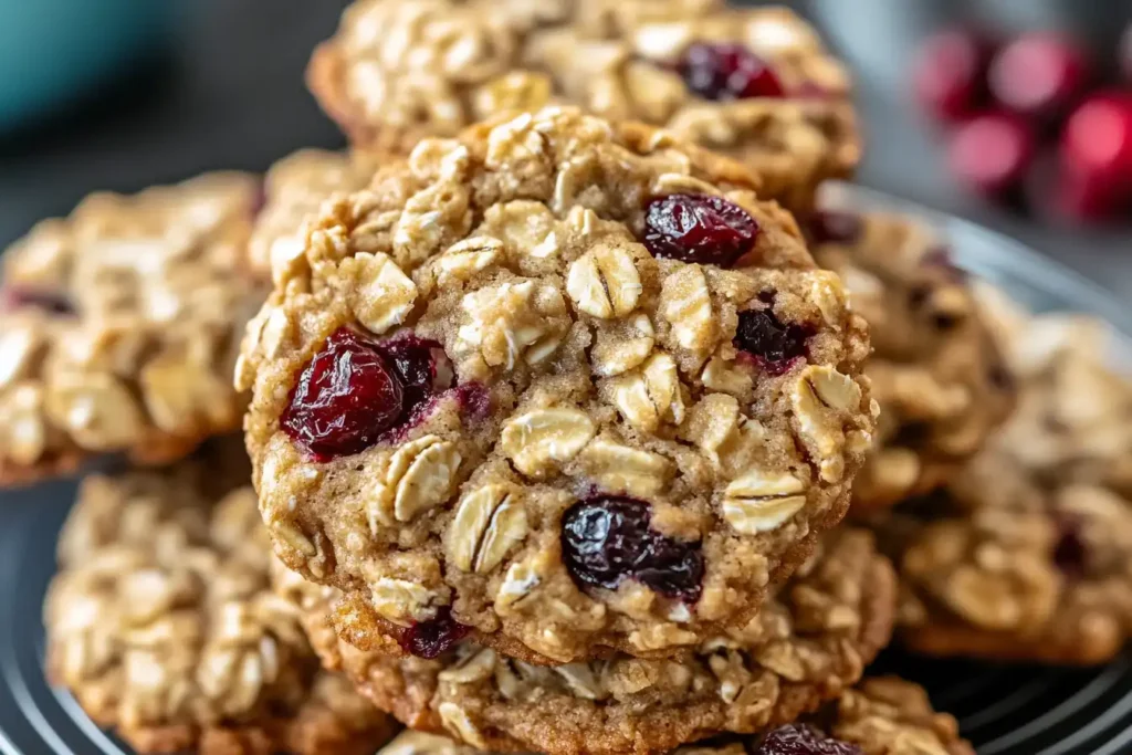 cranberry oatmeal walnut cookies