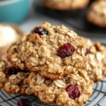 cranberry oatmeal walnut cookies