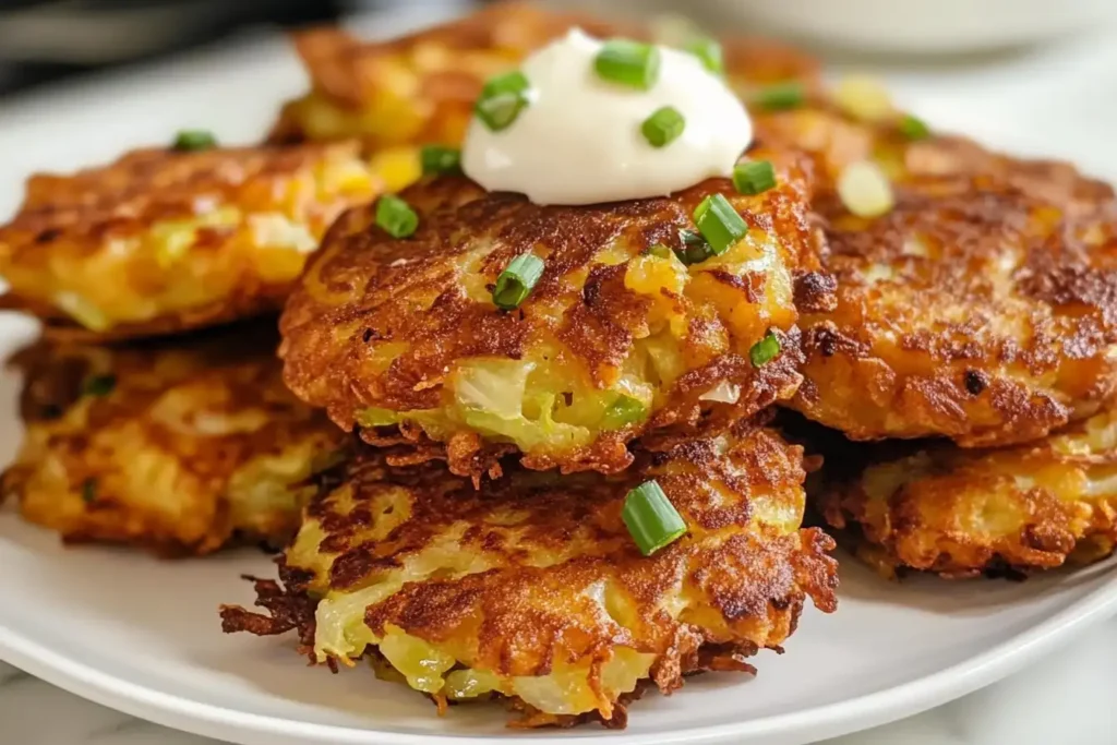 Crispy Cabbage fritters