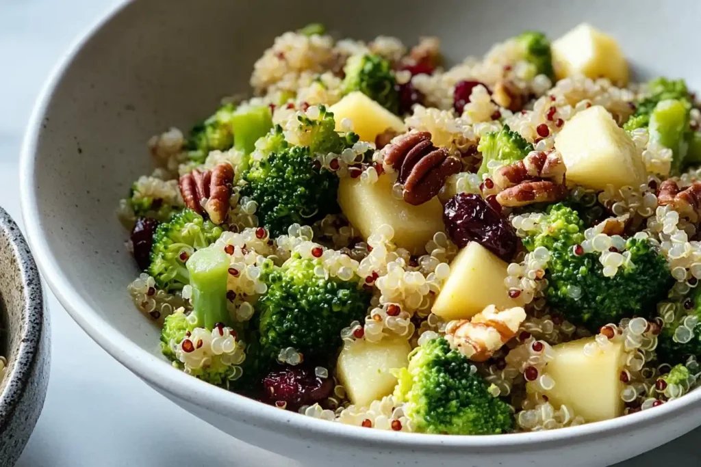 Quinoa and Broccoli Spoon Salad
