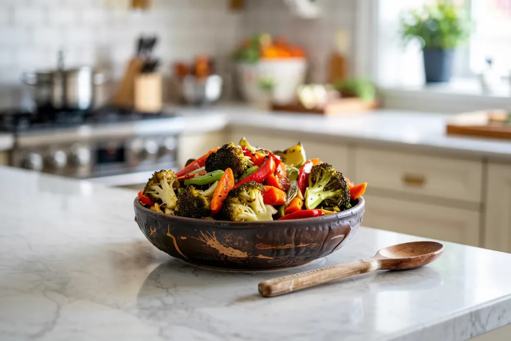 Roast Frozen Vegetables