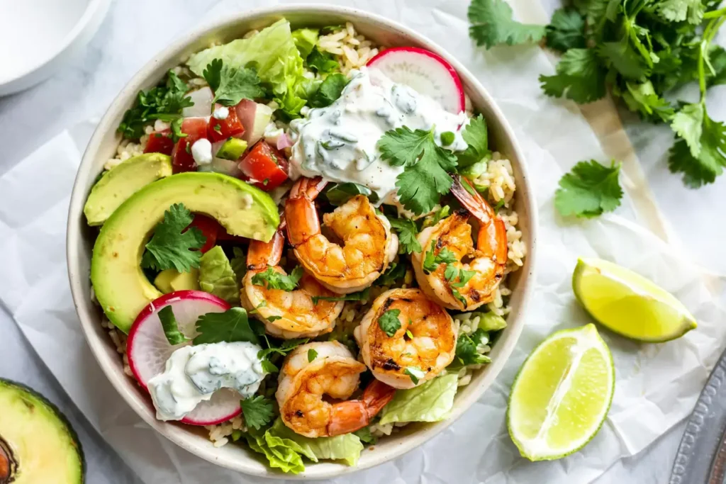 Shrimp Burrito Bowl